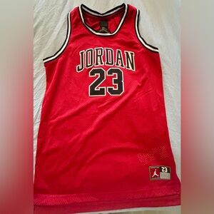 NWOT Jordan Red Mesh Jersey with Jumpman 23 Patch